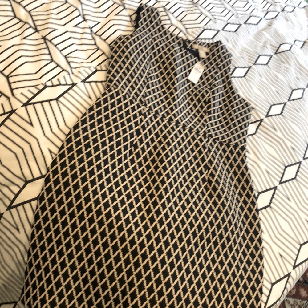 Banana Republic jacquard dress. NWT. Fully lined. Size 8